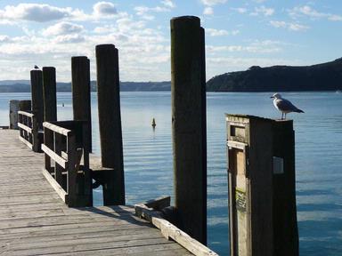 Waiting for the ferry, Kawau Island